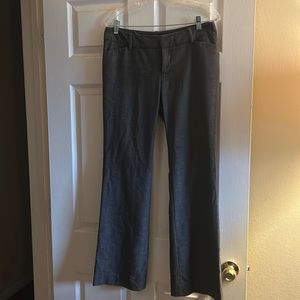 Mossimo Wide Stretch Leg gray dress pants